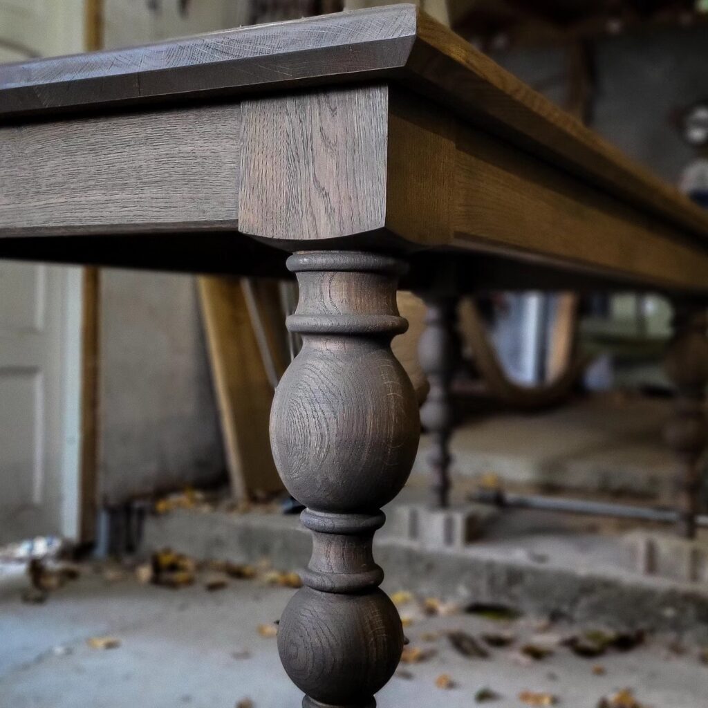 Sto, trpezarijski sto, puno drvo, hrast, Pinterestični, ash-grey ulje