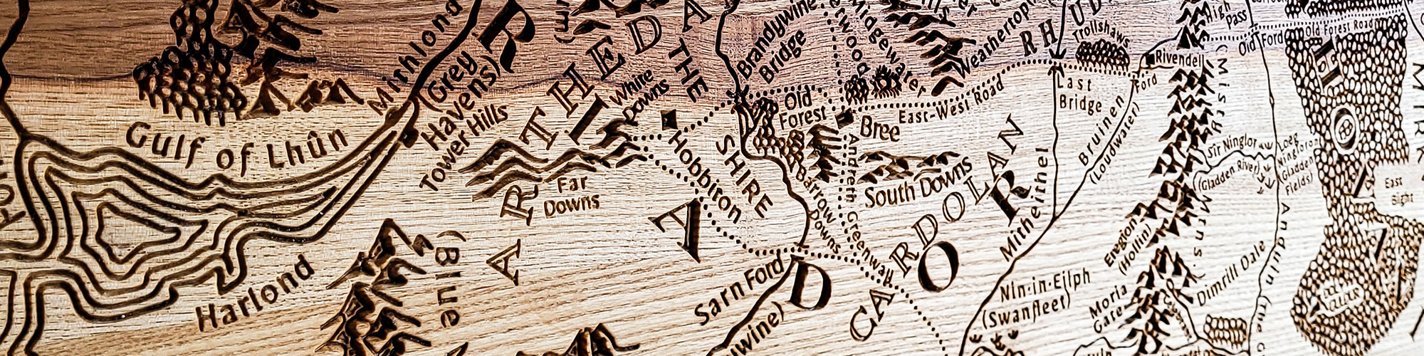 Curb my nerdiness - Mapa Srednje Zemlje
