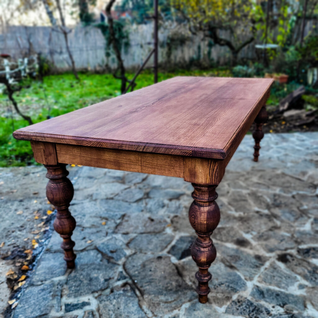Sto, trpezarijski sto, puno drvo, jasen, bajcovani jasen, Pinterestični